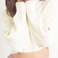 Cream Snugg Knit Sweater