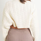 Cream Snugg Knit Sweater