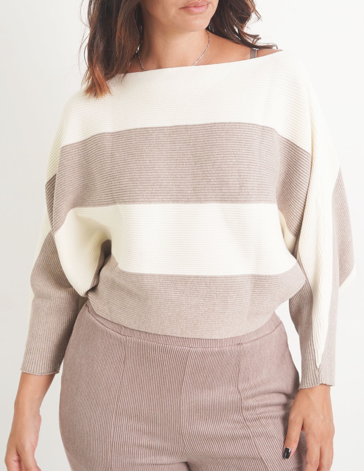 Snugg Drop Shoulder Knit Sweater