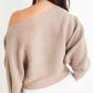 Snugg Drop Shoulder Knit Sweater