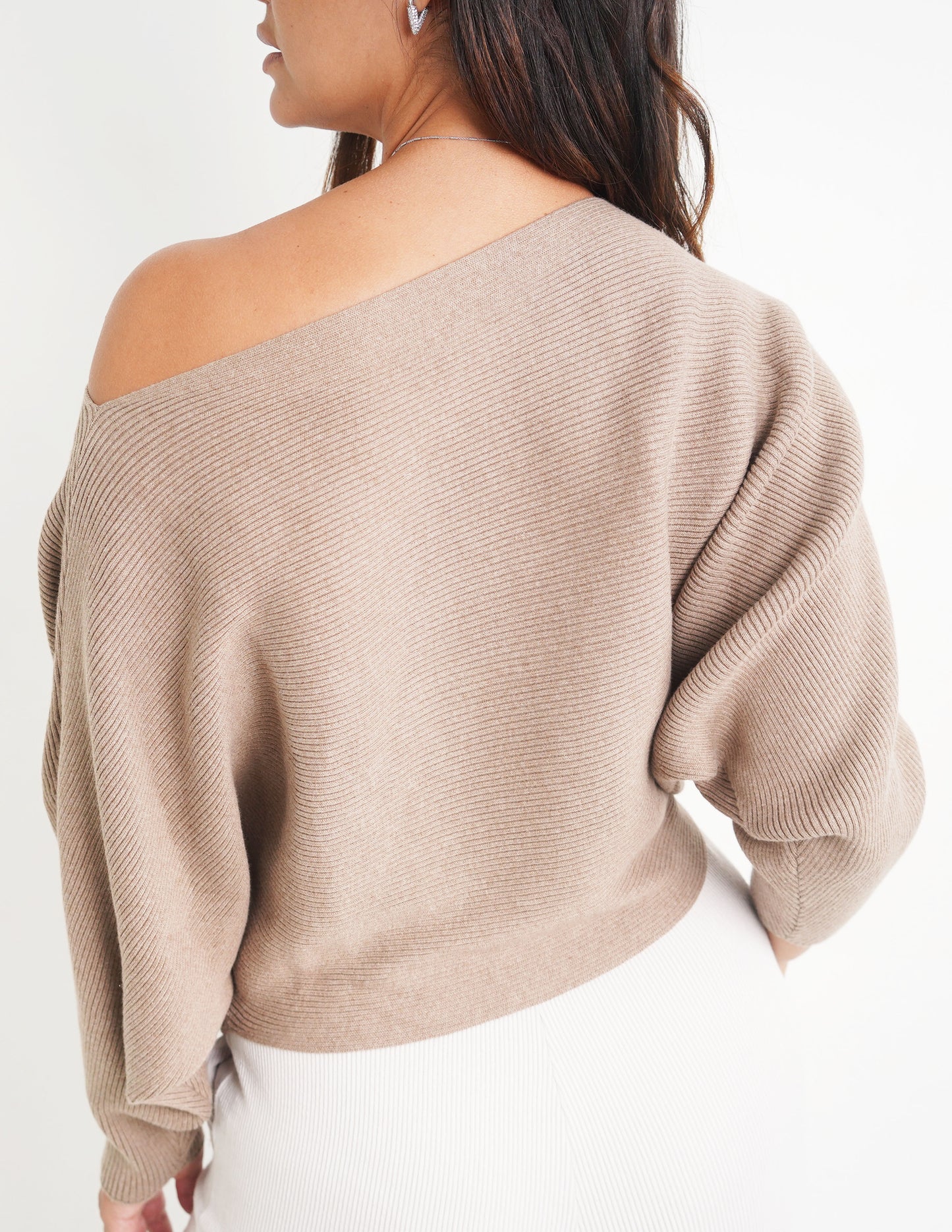 Snugg Drop Shoulder Knit Sweater