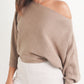 Snugg Drop Shoulder Knit Sweater