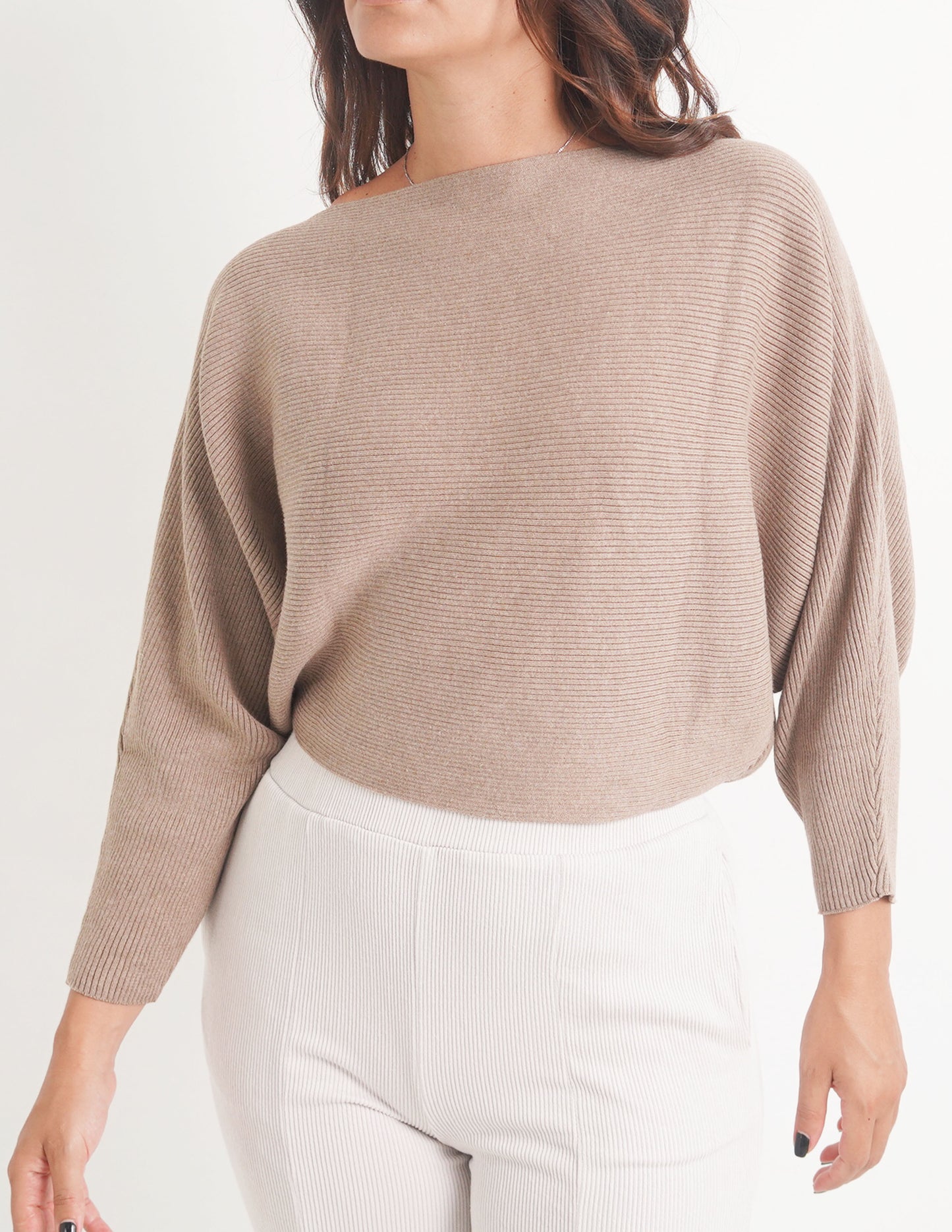 Snugg Drop Shoulder Knit Sweater