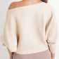 Snugg Drop Shoulder Knit Sweater