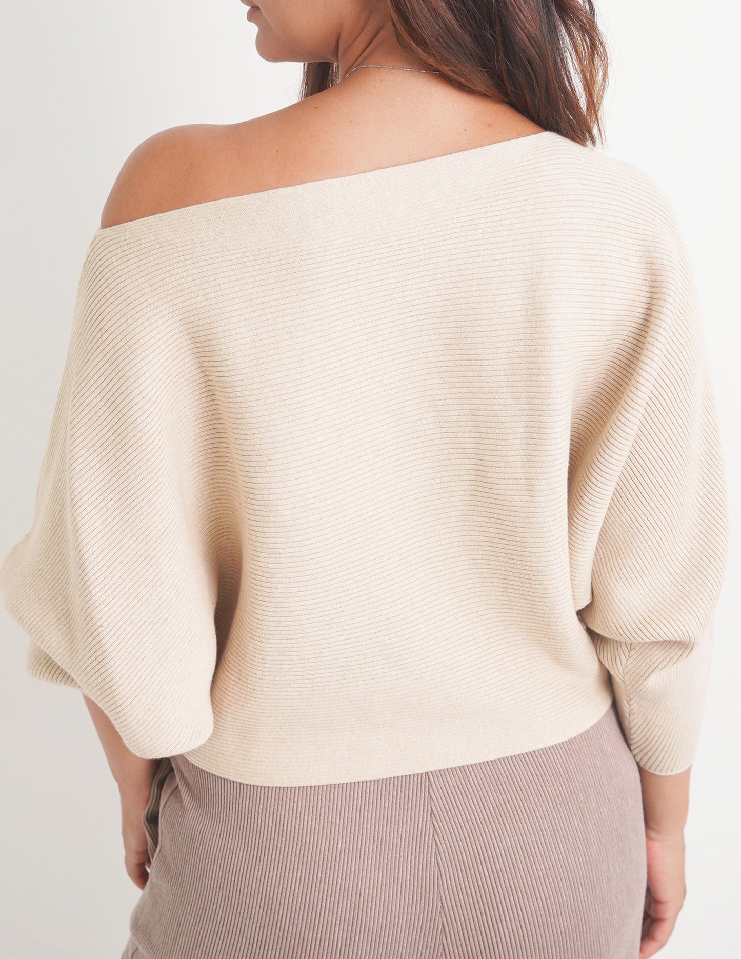 Snugg Drop Shoulder Knit Sweater